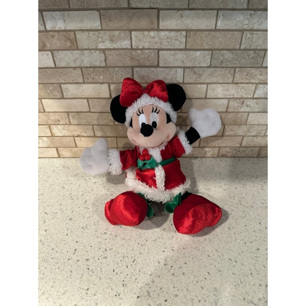 Disney Christmas Plush - Happy‎ Holidays 2011 - Santa Minnie